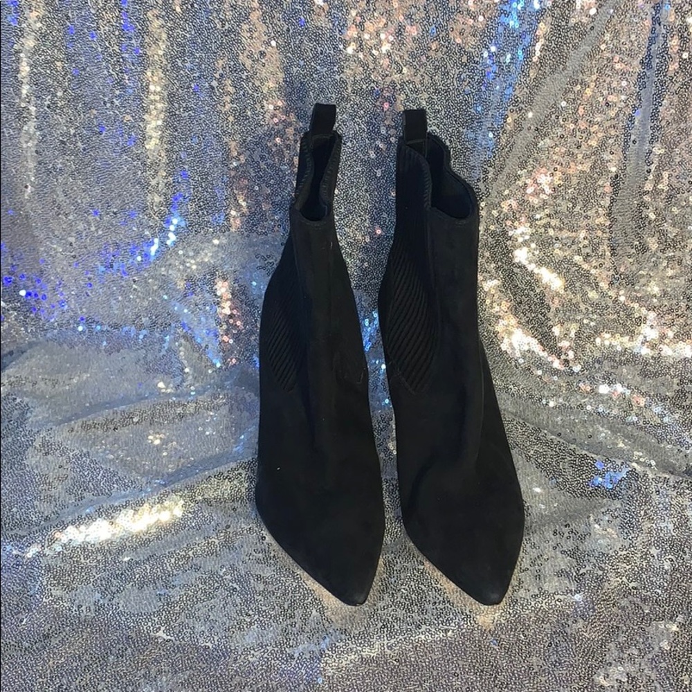Suede ankle boots